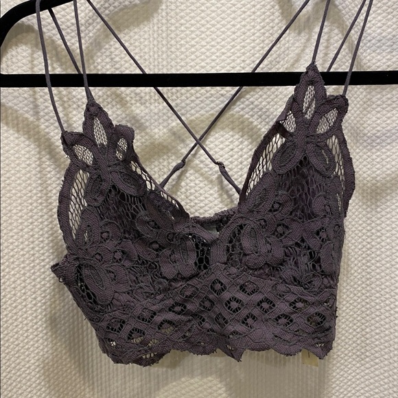 Free people FP one adella bralette charcoal - Picture 3 of 10